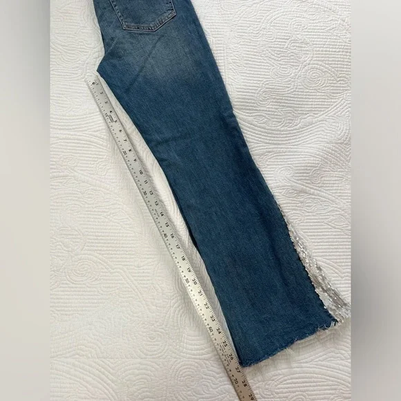 Anthro Pilcro and the Letterpress High-Rise Sequined Flared Jeans - Picture 9 of 9